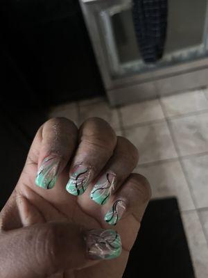 My current design on my nails!!