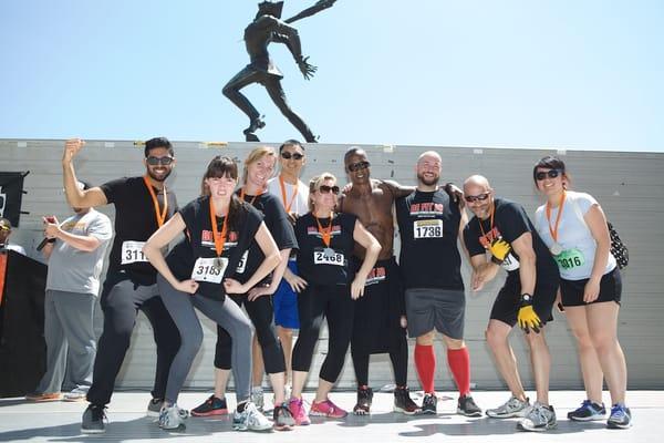 Our Magnificent Be Fit JC Team at the Jersey City Challenge Race...