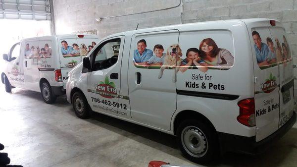 Our professional Pest Control Vehicles Guarantee we will always be on time. $20.00 credit if were ever late for an appointment.