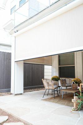 Screen shades in custom sizes and colors are perfect for any window, door and indoor, or outdoor space.