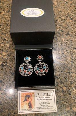 Bought these beautiful earrings!