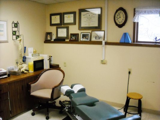 The main treatment room.