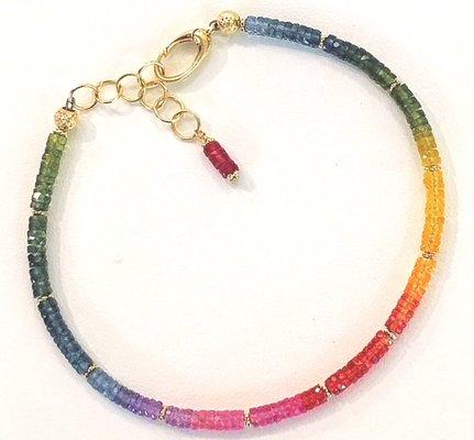 Rainbow Sapphire Bracelet!