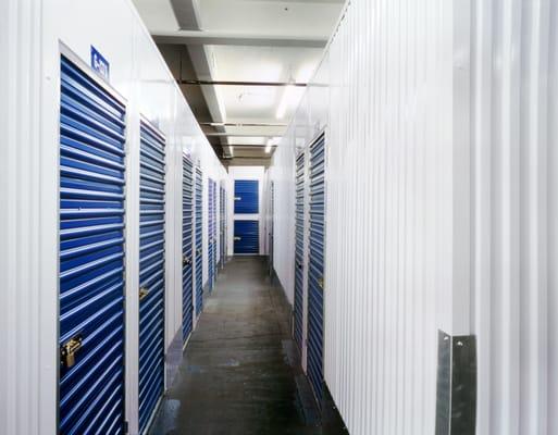 Inside view of storage units