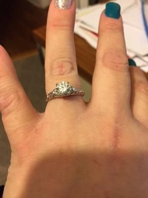 Thanks, Corbo Jewelers for helping my fiancé pick out the perfect ring!