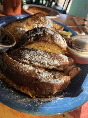 Totally shareable plate of French Toast!