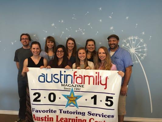 Votes Best Tutoring in Austin!