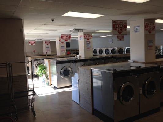 It's not crowded like other laundromat