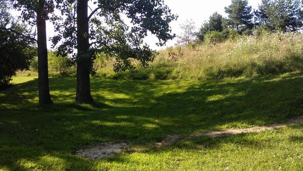 "Montessori Mountain" adjacent to the natural grassland