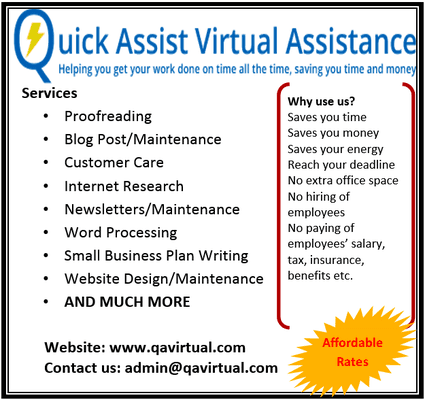 Quick Assist Virtual Assistance