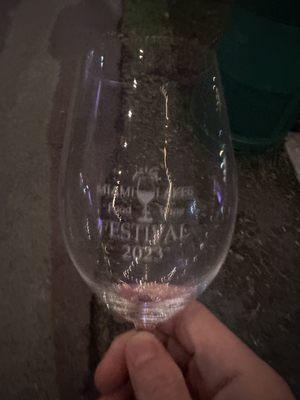 Commemorative Wine glass