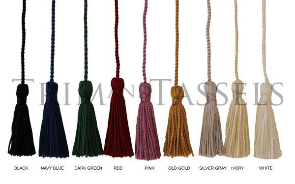 Cording with tassels and each end - great for tying gifts, napkins, bottles and more