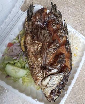 Fried Snapper Delicious