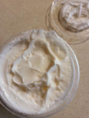 Whipped body butter.