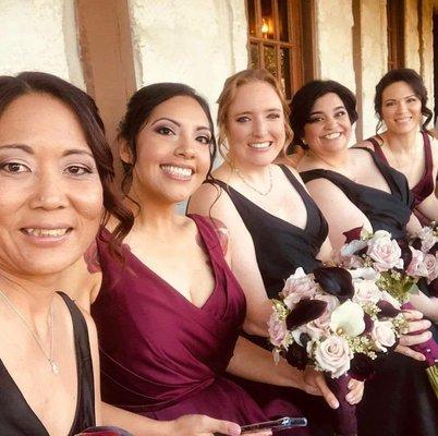 My bridesmaids looked wonderful. They got so many compliments. Alana did an amazing job on their makeup.