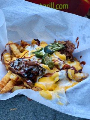 Brisket loaded fries