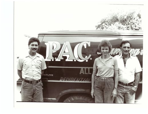 P.A.C. Jr, along with his wife Ingrid, and his father P.A.C. Sr.