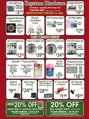 Sales thru Dec 23