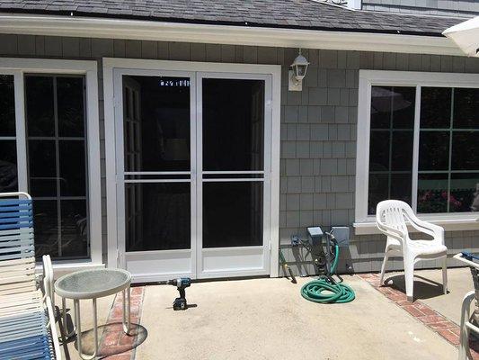 Double Hinged Screen Door Install