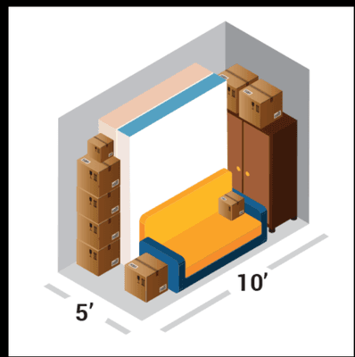 5x10 storage unit