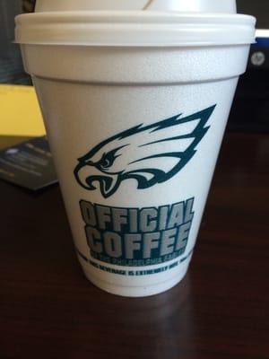 Eagles Win, Free Coffee next day!