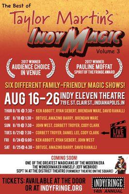 Our twelfth Indy Fringe Festival