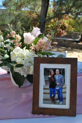 Bridal Shower centerpiece florals