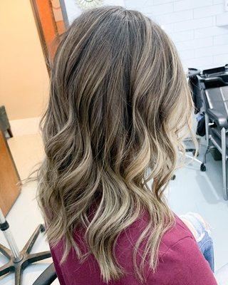 Refreshed her balayage