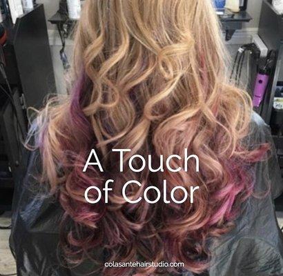 Well hello gorgeous! How beautiful is this color, cut, and style? Go pink for breast cancer!!!