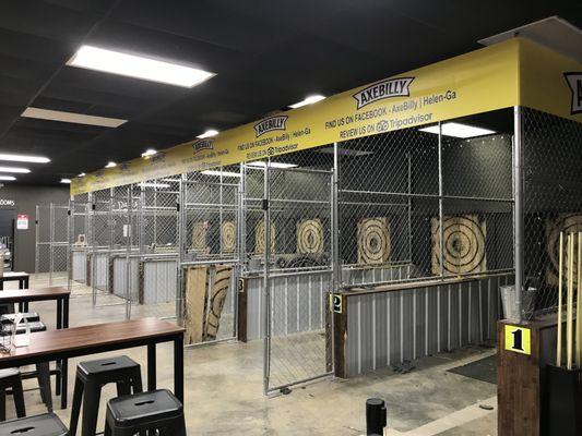 Axe Throwing cages