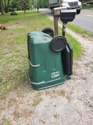 This is how Ames disposal leaves your trash can