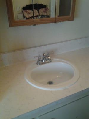 Just look at my beautiful new sink!