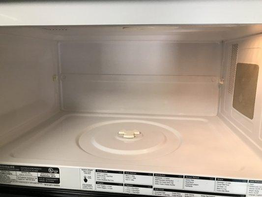 Microwave cleaning