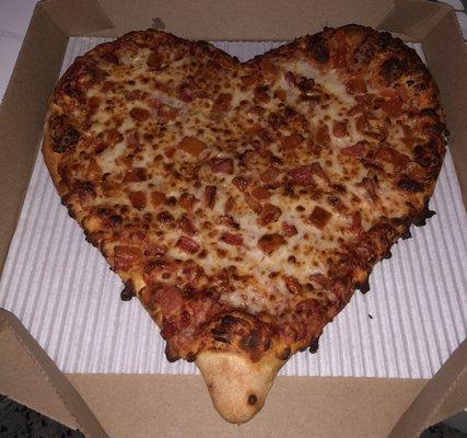 Heart Pizza