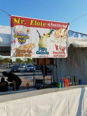 Mr. Elote Menu