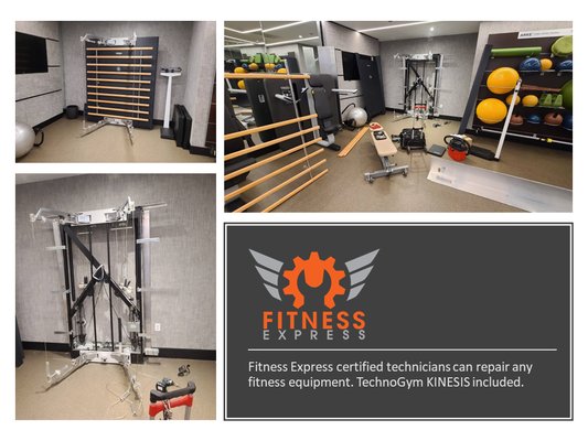 Our technician will repair any fitness equipment.