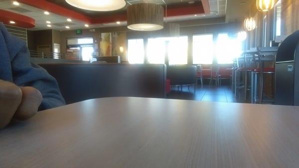 Empty restaurant and I still have to wait ten minutes for a meal for one.