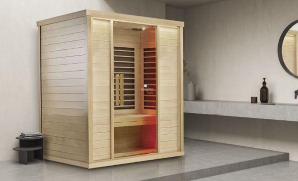 Infrared Sauna utilizes near, mid and far red light to heat and heal the body.