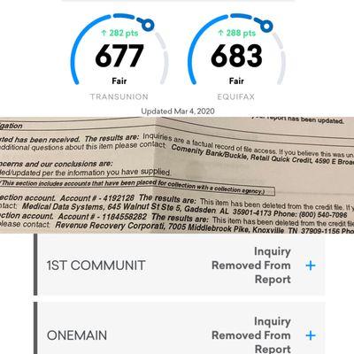 Our clients have given us permission to post their results. This is proof of one of our clients score rise