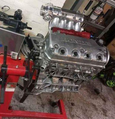 Custom engine rebuilding for a Honda (after picture)