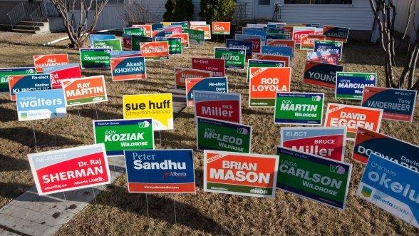 Campaign, Political signs