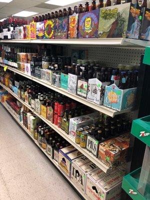 Huge selection of craft beer