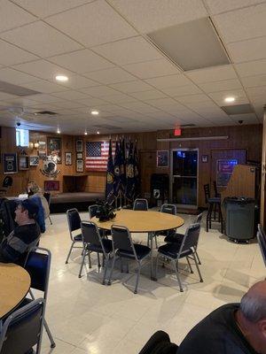 View inside of Post main bar area