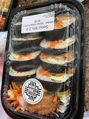 Shrimp tempura kimbap