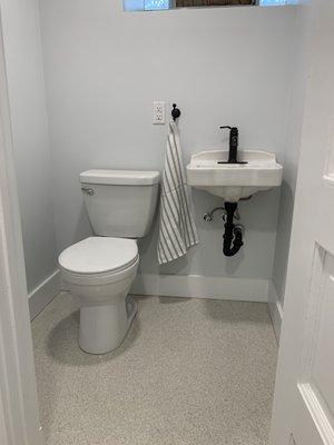 Basement Powder Room