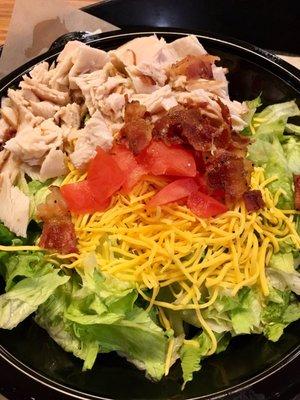 Turkey salad. They don't have croutons.