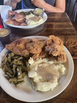 Five piece fried chicken