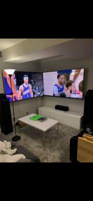 Dual TV Mounting