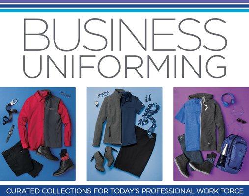 Large selection of business apparel