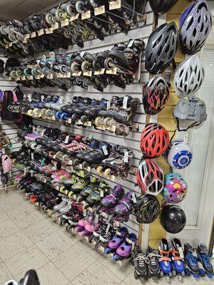 Inline Skates, Roller Skates, Helmets